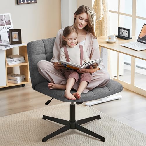Armless Swivel Desk Chair for Office/Home Office Task Chairs