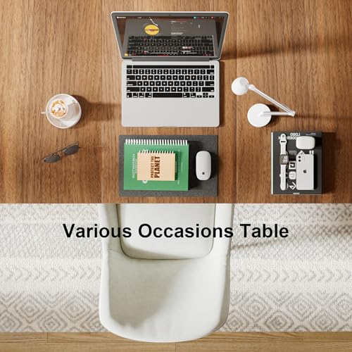 JNS AVIATION 63 Extendable Walnut Dining Table for 4-8 – Modern Farmhouse Design for Small Spaces